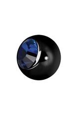 Black Steel Boule 16ga Black Steel avec Zircon