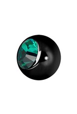 Black Steel Boule 16ga Black Steel avec Zircon
