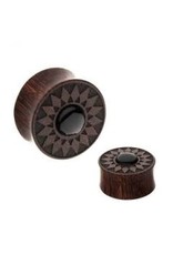 Wood Double Flared Bois Onyx