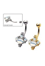 Stainless Nombril Royal opale