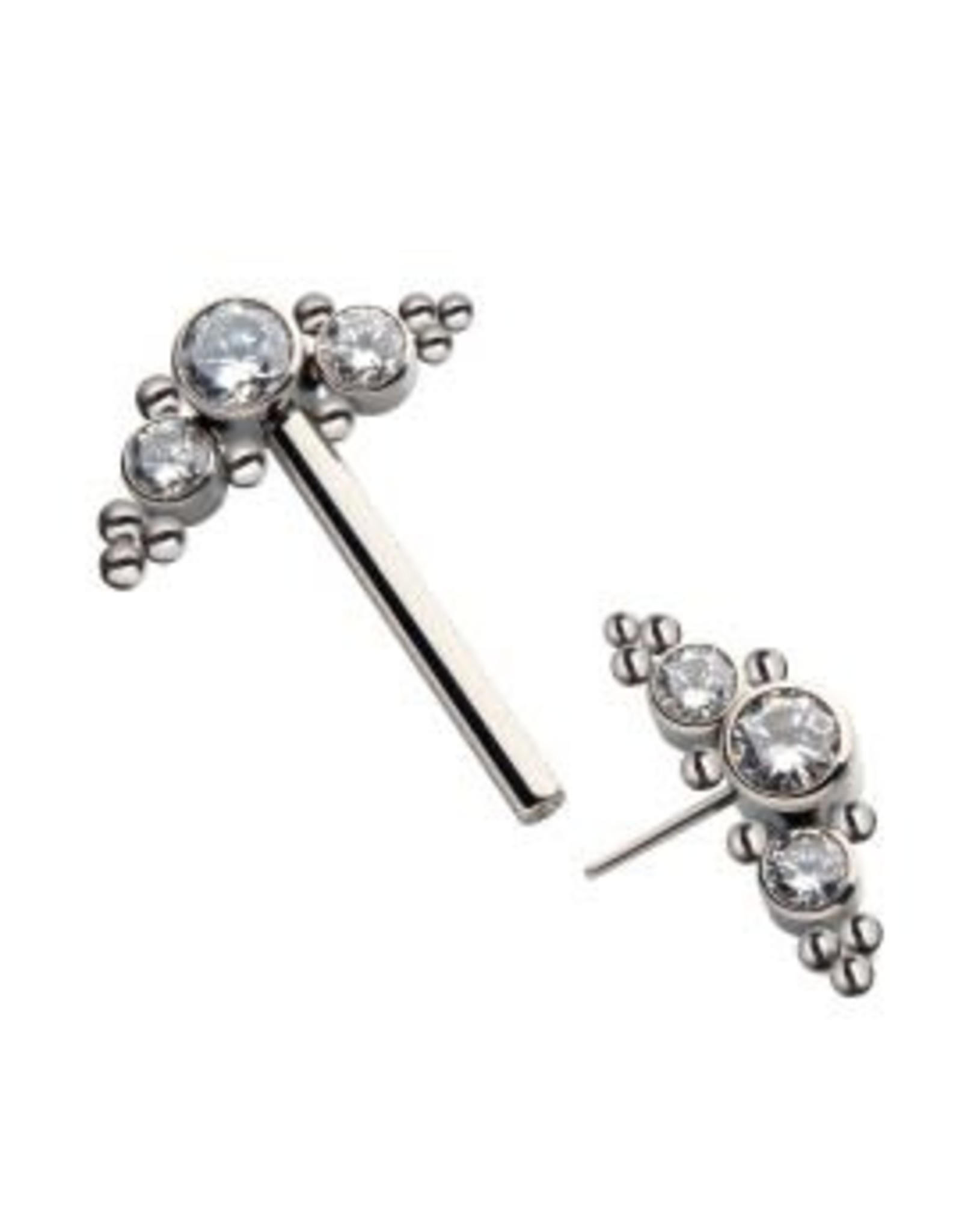 Sein 14ga/14 mm, Titanium Threadless Trio beds&Bezel