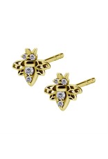 Stainless Boucle d'oreille Abeille