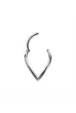 Stainless Clicker Plain V 16ga/8mm