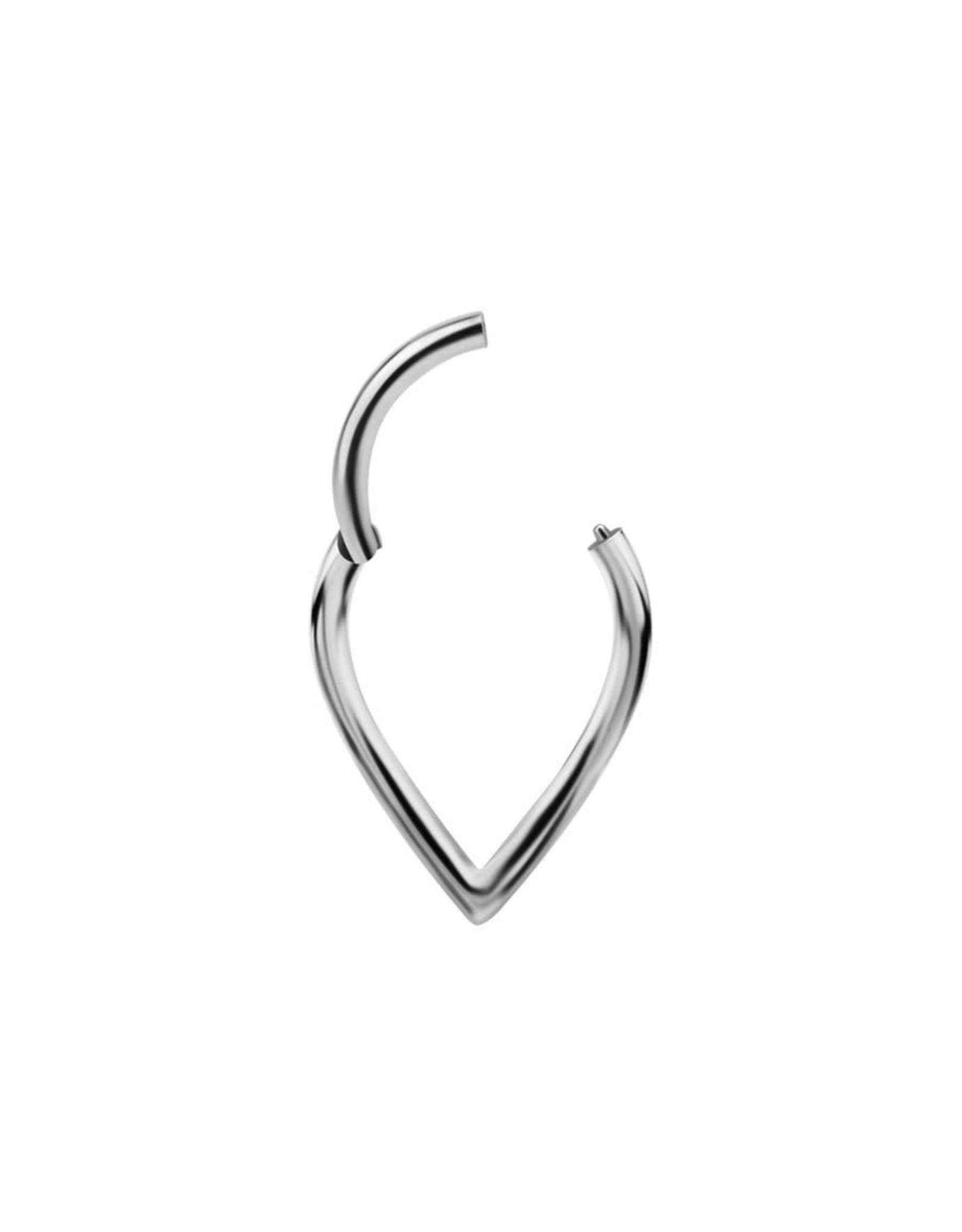 Stainless Clicker Plain V 16ga/8mm