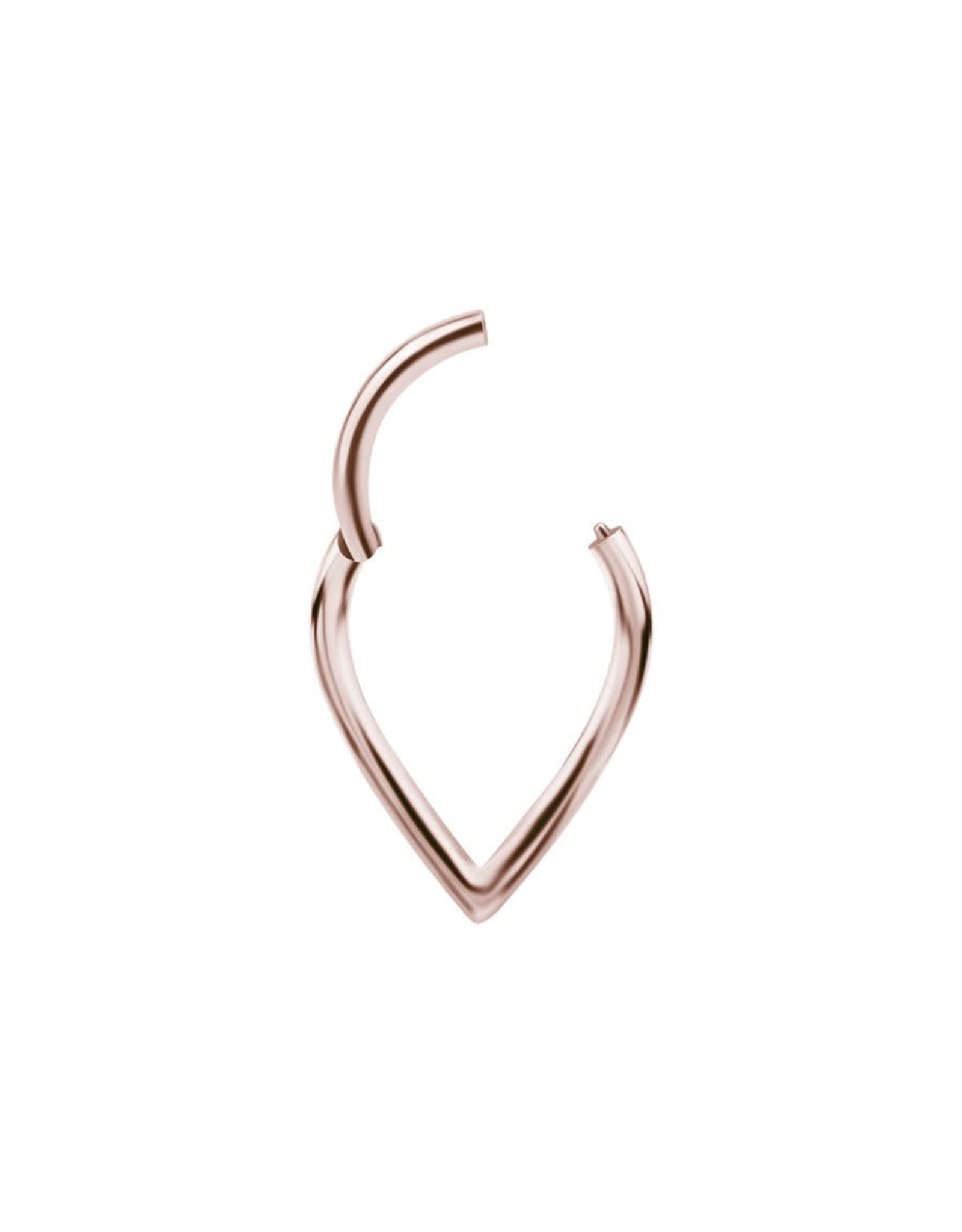 Stainless Clicker Plain V 16ga/8mm