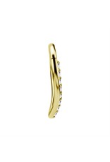 Stainless Clicker Diamand V 16ga/8mm