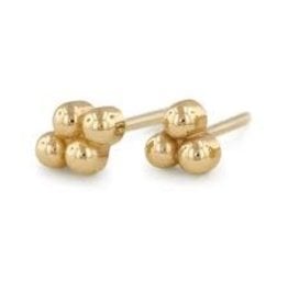 Gold Multi ball end Threadless 14K