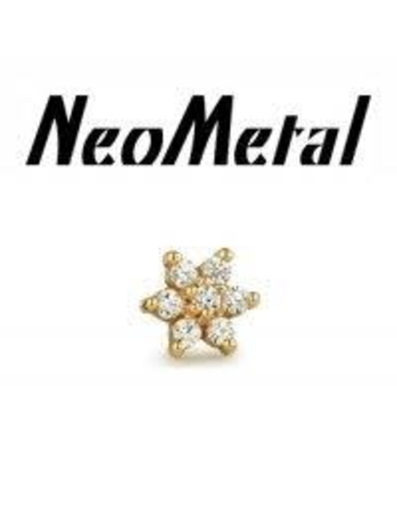 Gold Daisy End 14K