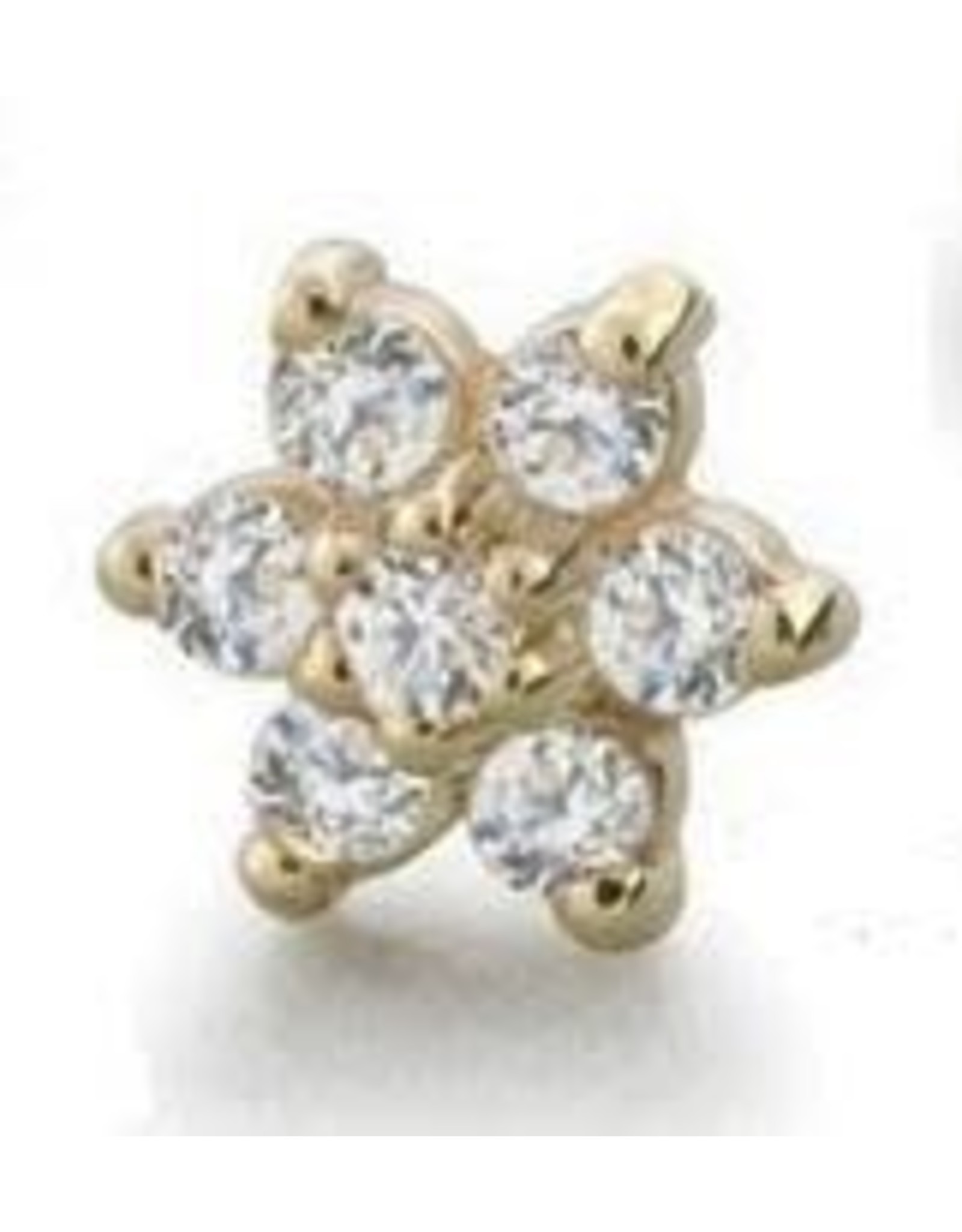 Gold Daisy End 14K