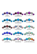 Embout Threadless 5 Pierres