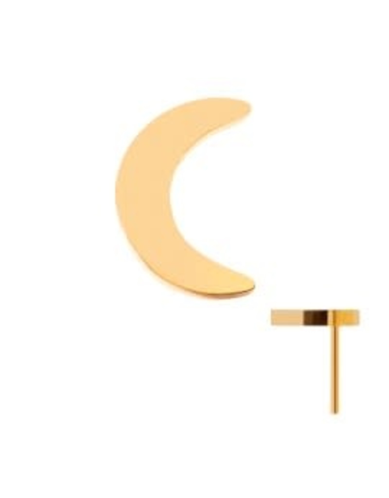 Embout Threadless Titanium Moon 24k