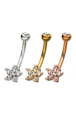 Stainless Barbell 16 ga Fleur, 8mm/16ga