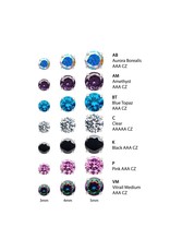Embout Titanium Threaded 16ga
