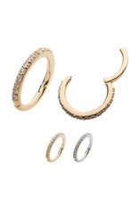 Gold Clicker Diamant complet 14K