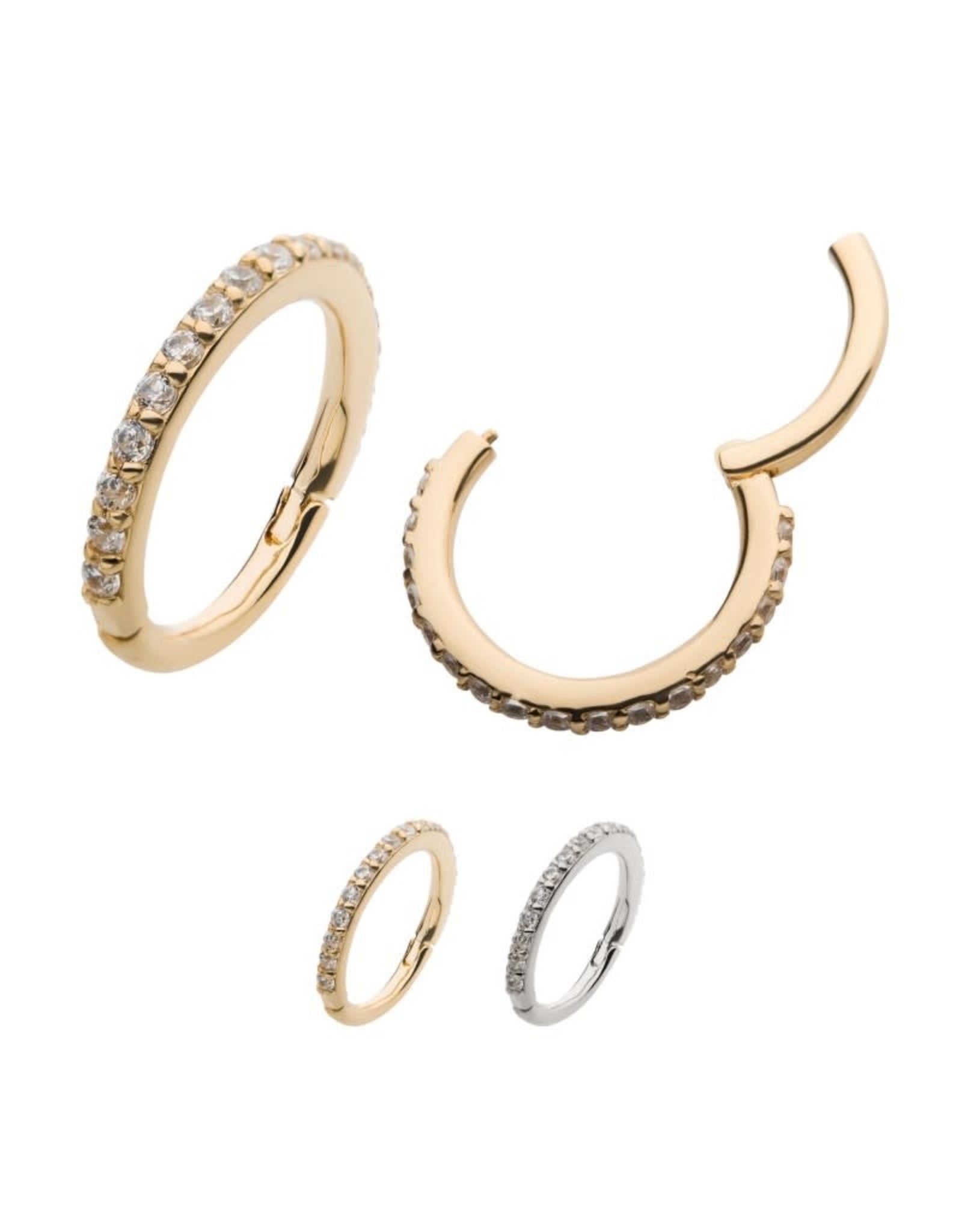 Gold Clicker Diamant complet 14K