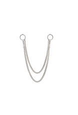 Or 14K Double Chaine 18 mm 14K