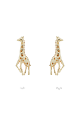 Or 14K Embout Threadless Girafe Left 14K