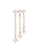 Or 14K Embout Threadless Cascade