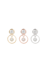 Or 14K Embout Threadless Circle 14K