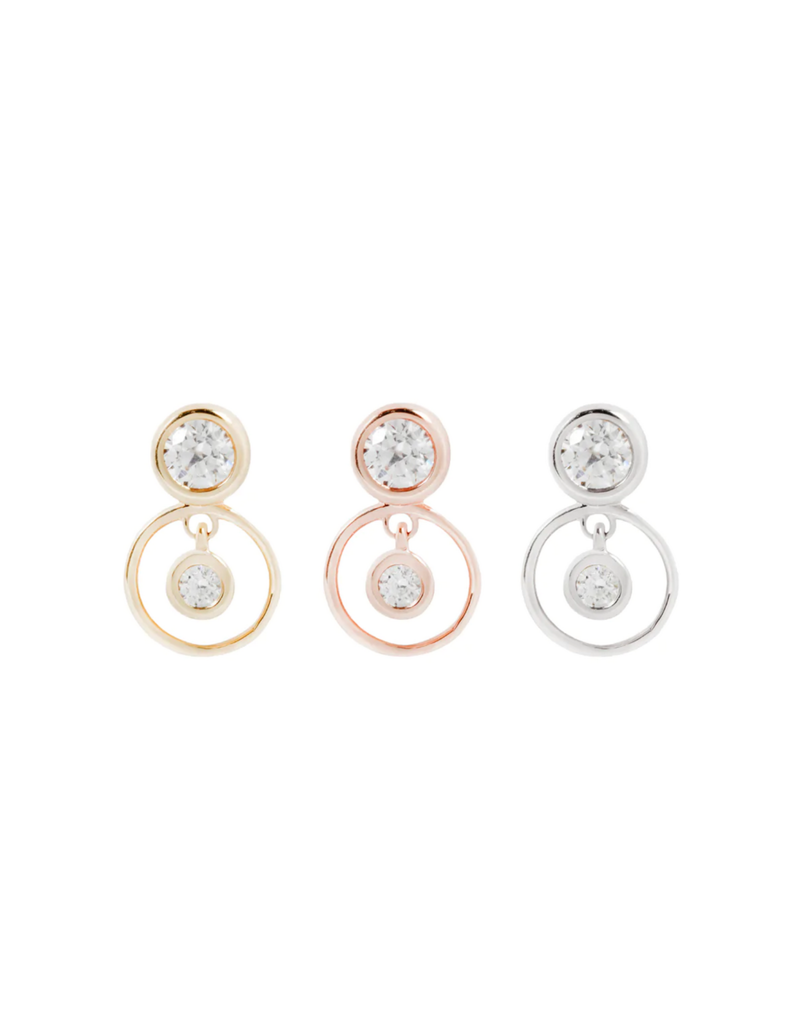 Or 14K Embout Threadless Circle 14K