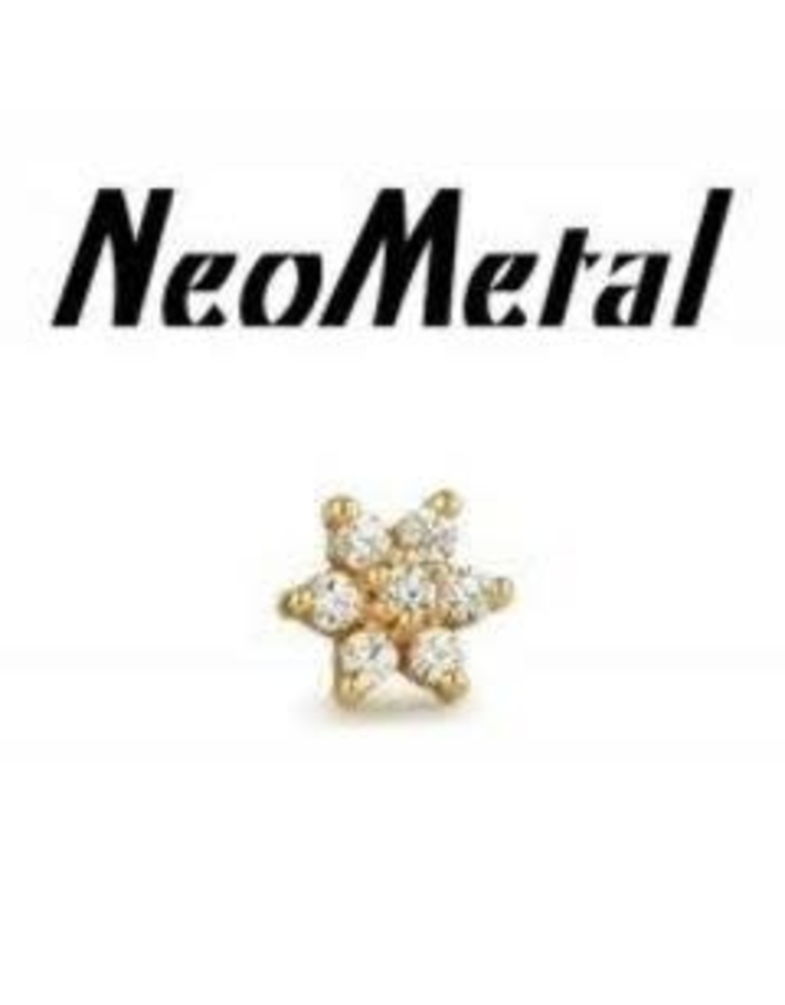 Gold Daisy End 14K