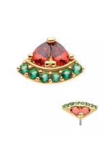 Or 14K Embout Threadless 14K