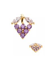 Or 14K Embout Threadless 14K