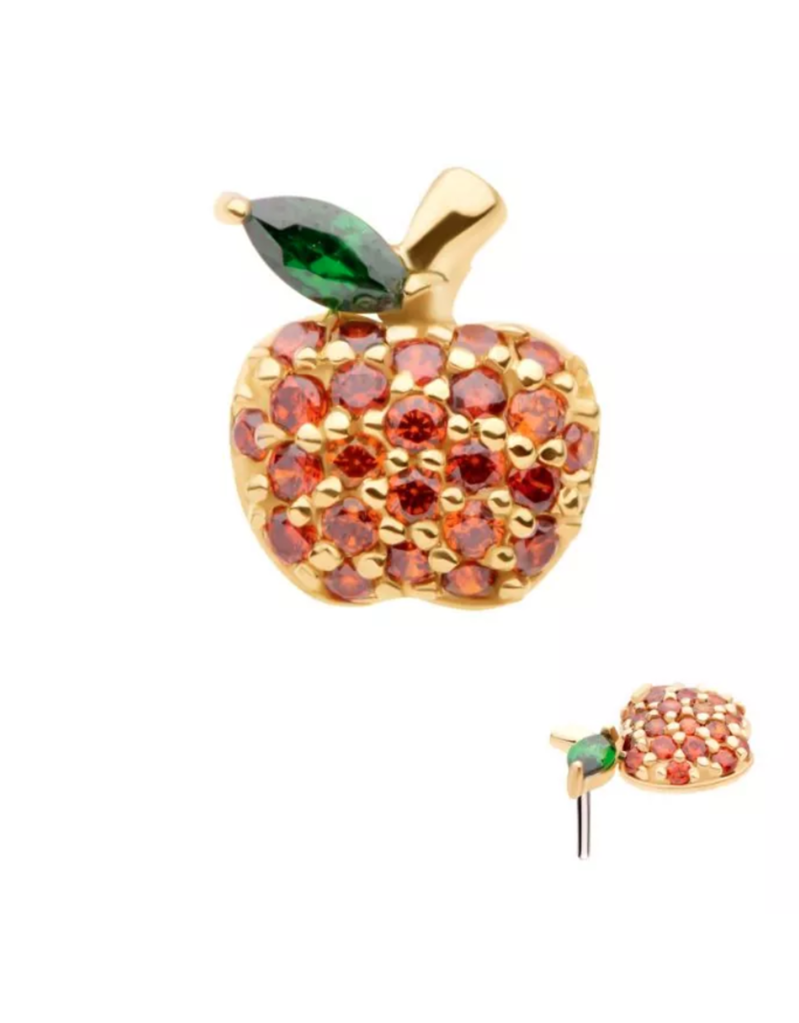 Or 14K Embout Threadless 14K