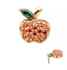 Or 14K Embout Threadless 14K fruits
