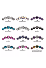 Embout Threadless 5 Pierres