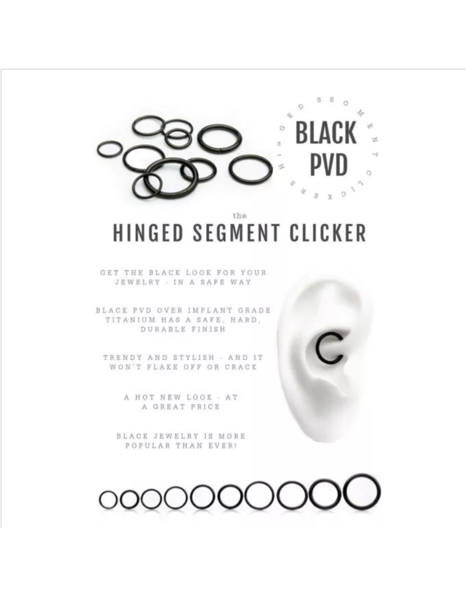 Anneau Clicker Titanium