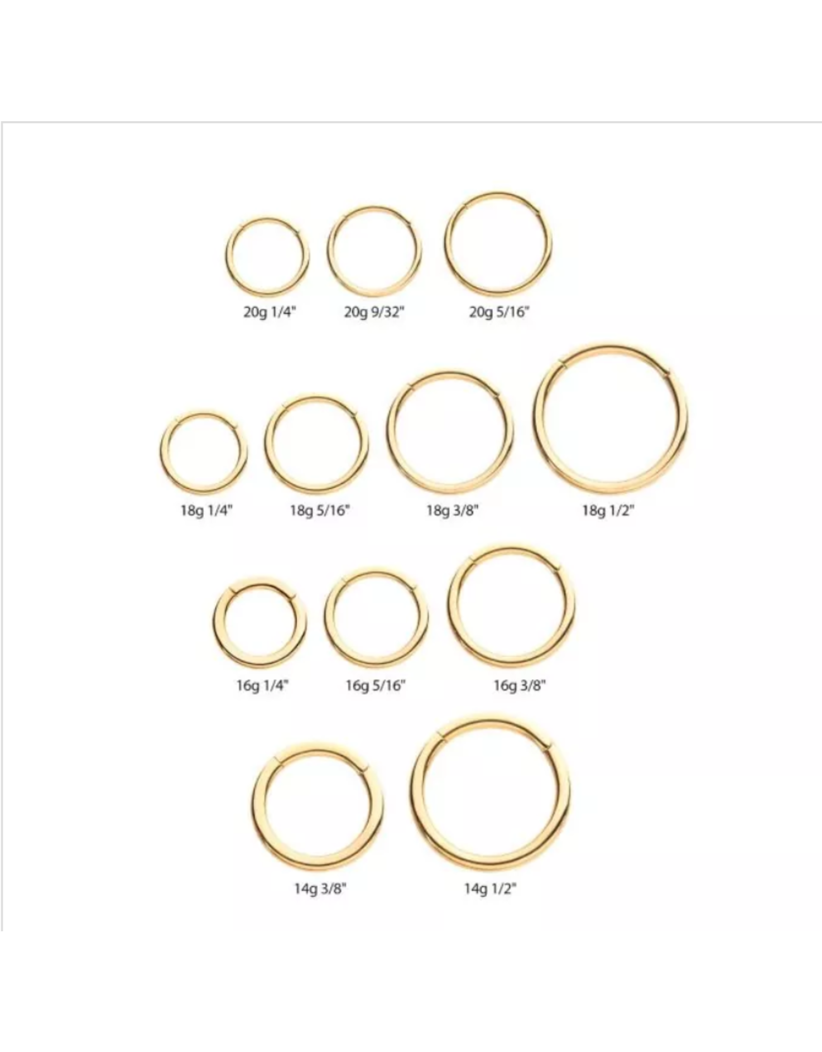 Anneau Clicker Titanium