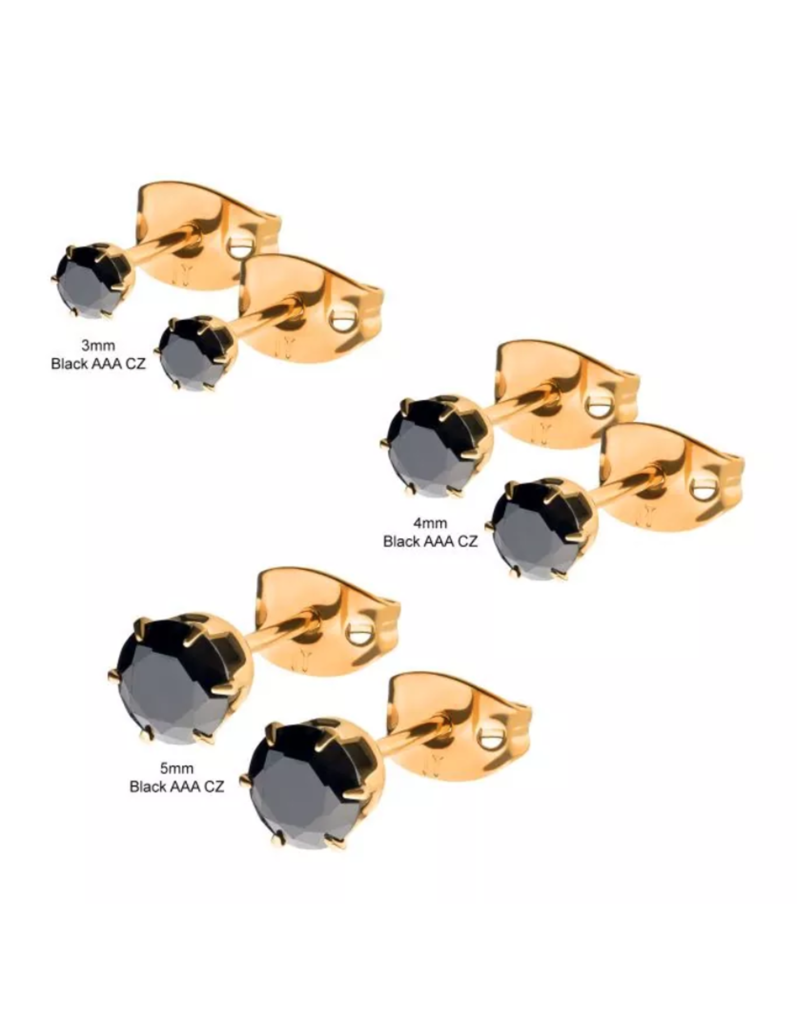 Boucle d'oreille Gold Titanium