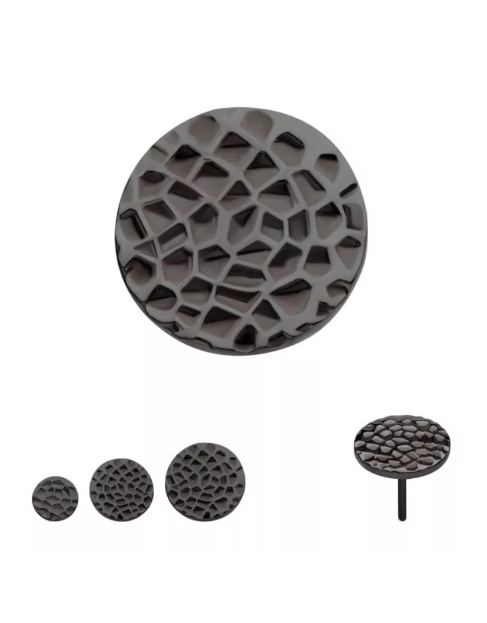 Embout Threadless Black Titanium Hammer