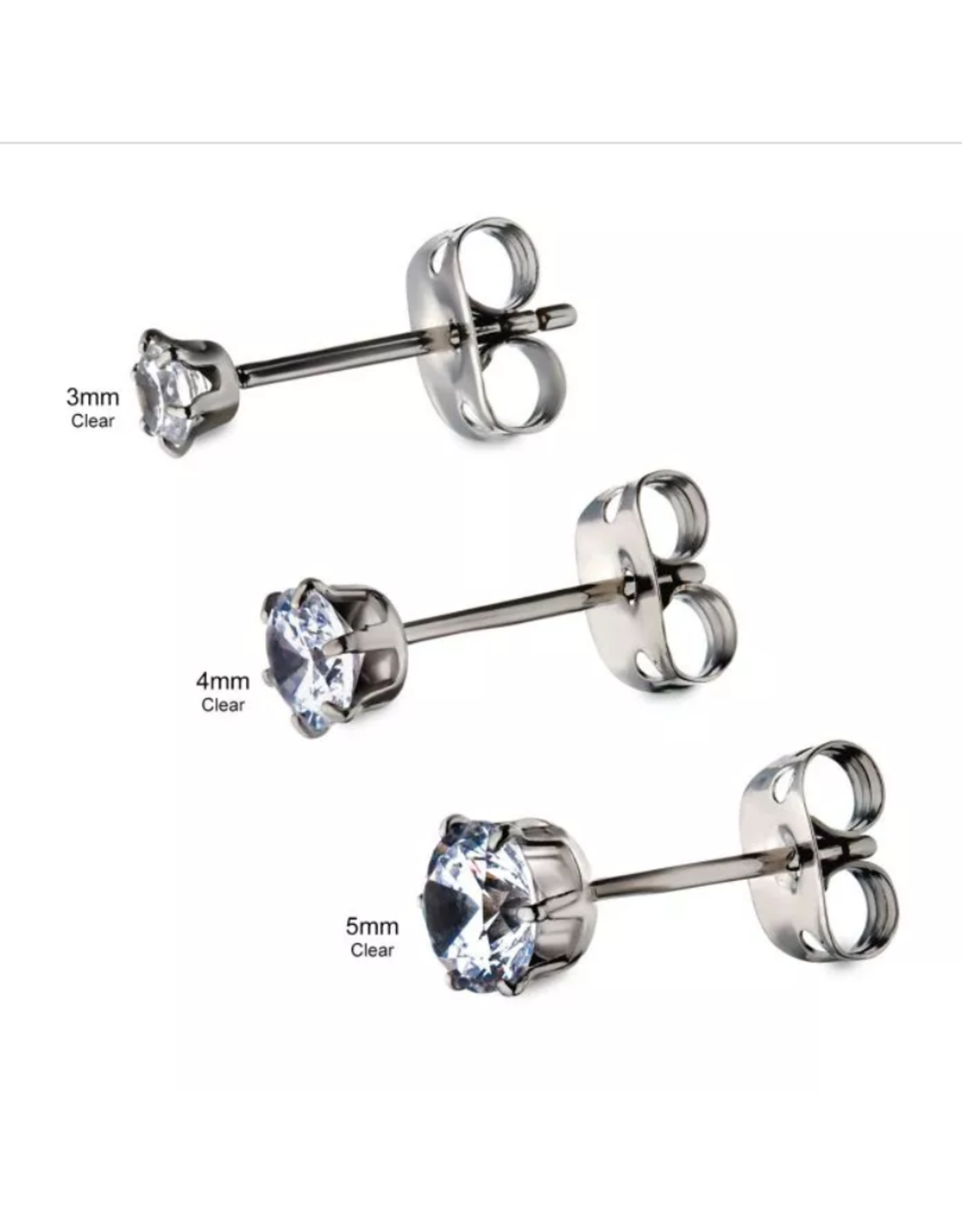 Boucle d'oreille Titanium