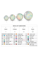 Embout Threadless Opale Titanium