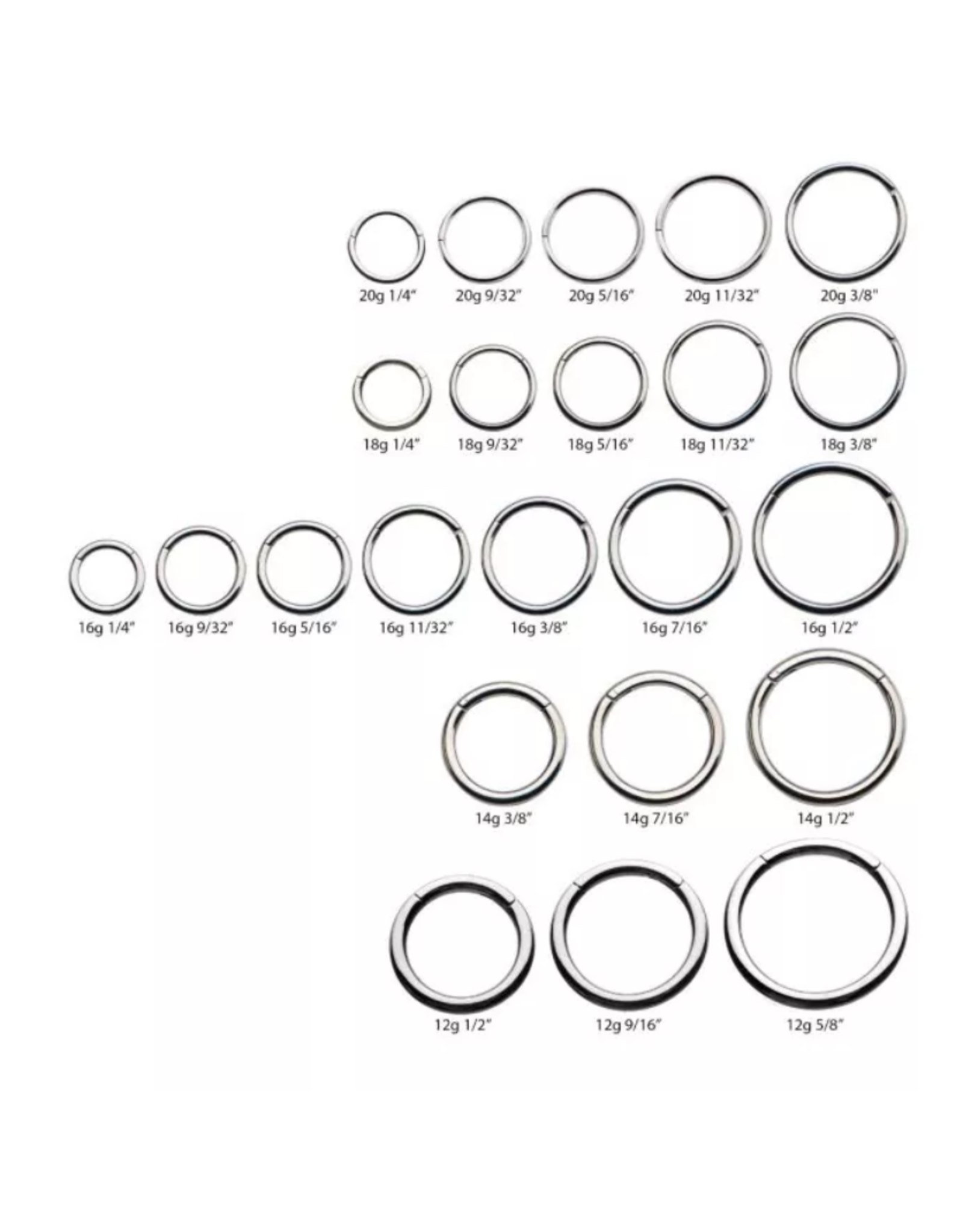 Anneau Clicker Titanium