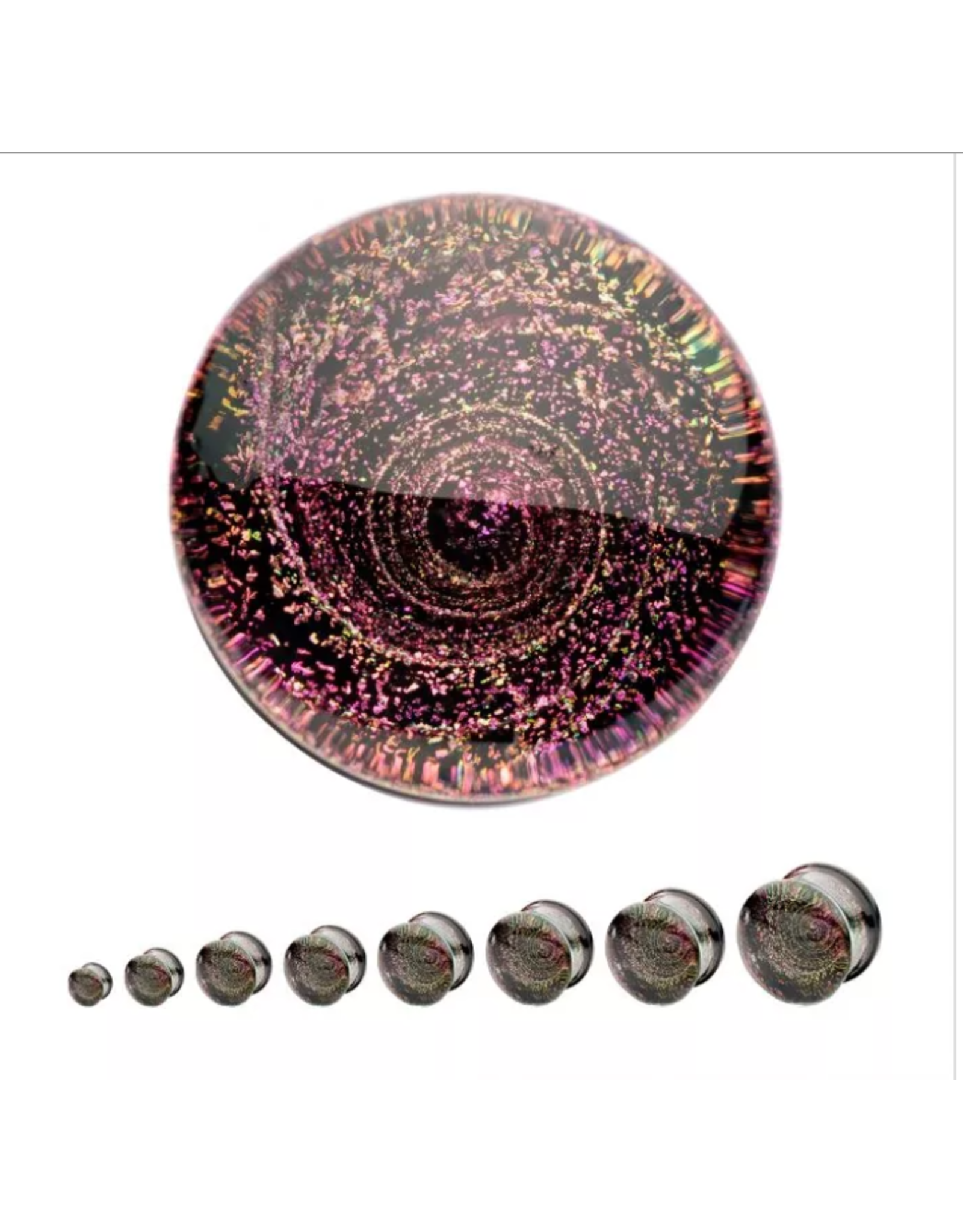 Plug en Verre Galaxie