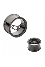 Black Steel Plug Chauve-Souris Black Pvd