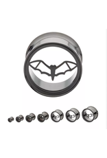 Black Steel Plug Chauve-Souris Black Pvd