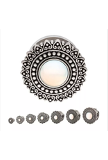 Stainless Plug Mandala avec Opale