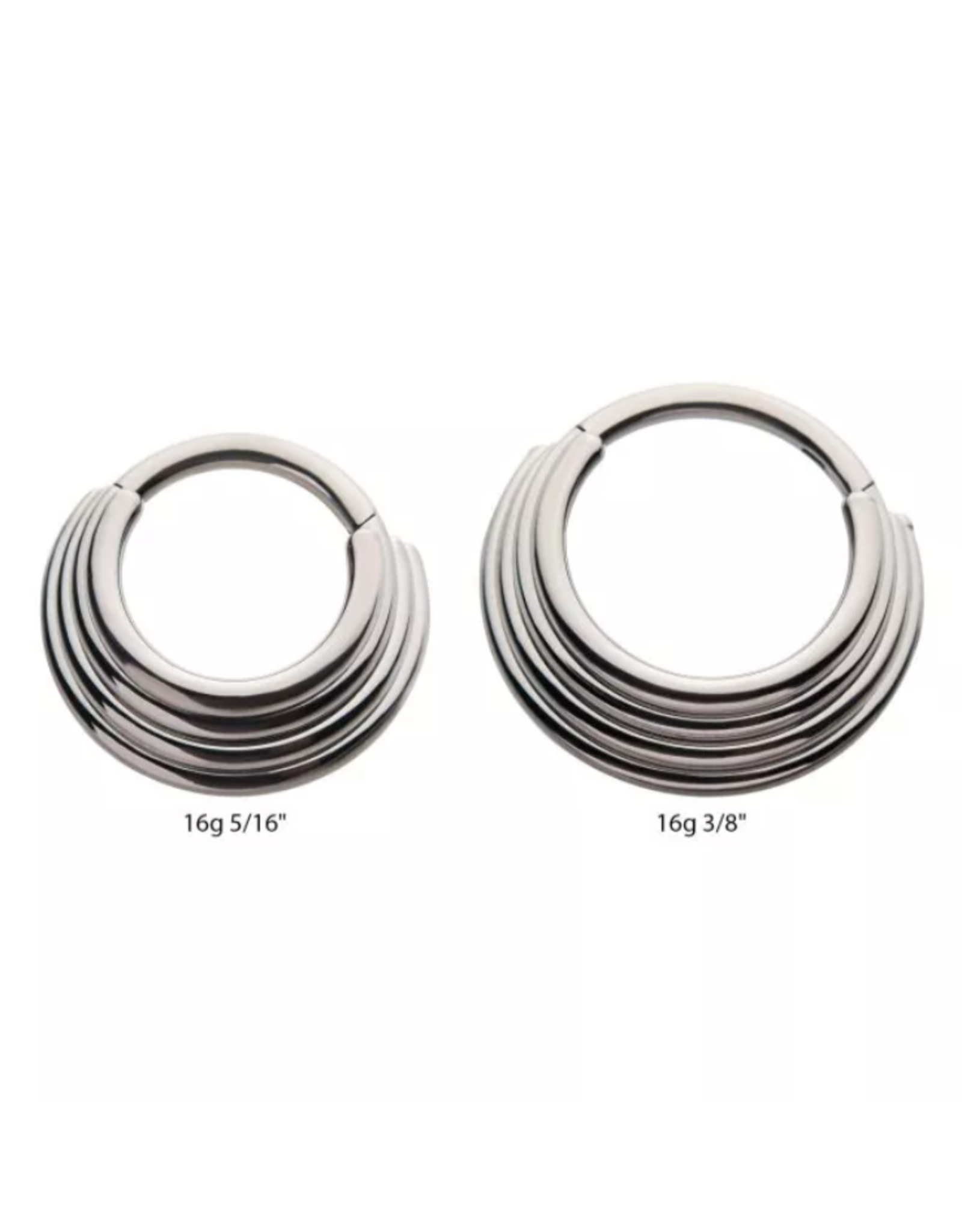 Clicker Septum Titanium 4 rangées