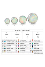 Embout Threadless Opale Titanium