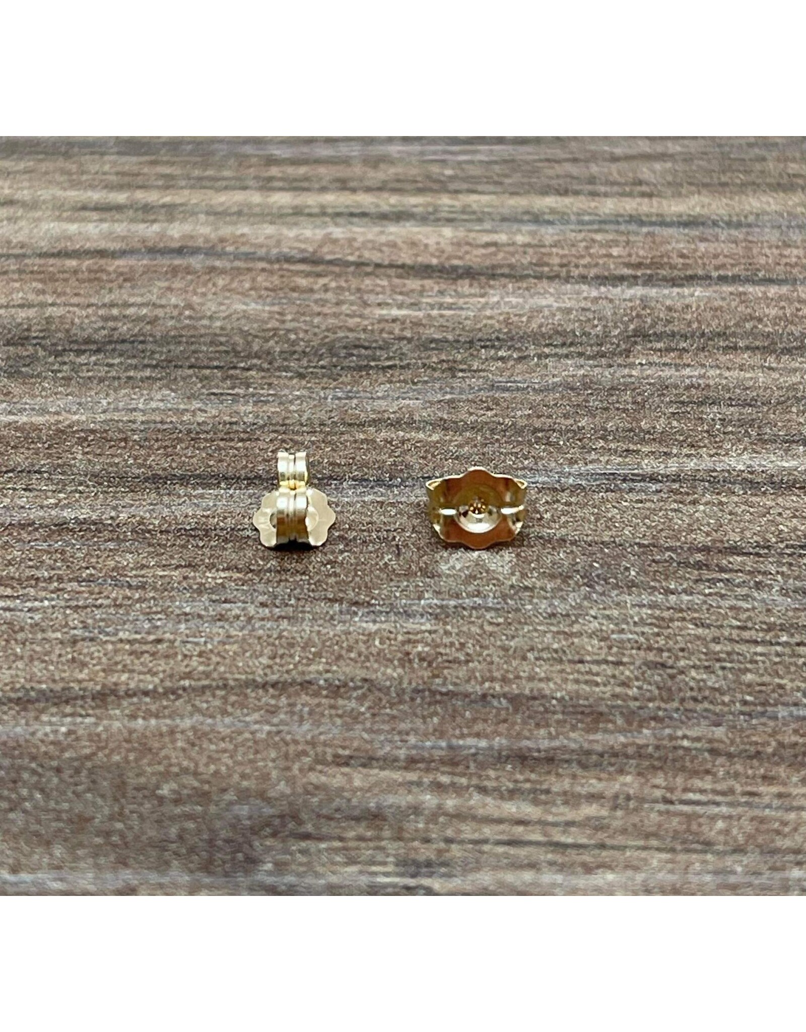 Gold Papillon pour boucle d'oreille 14K l'unité