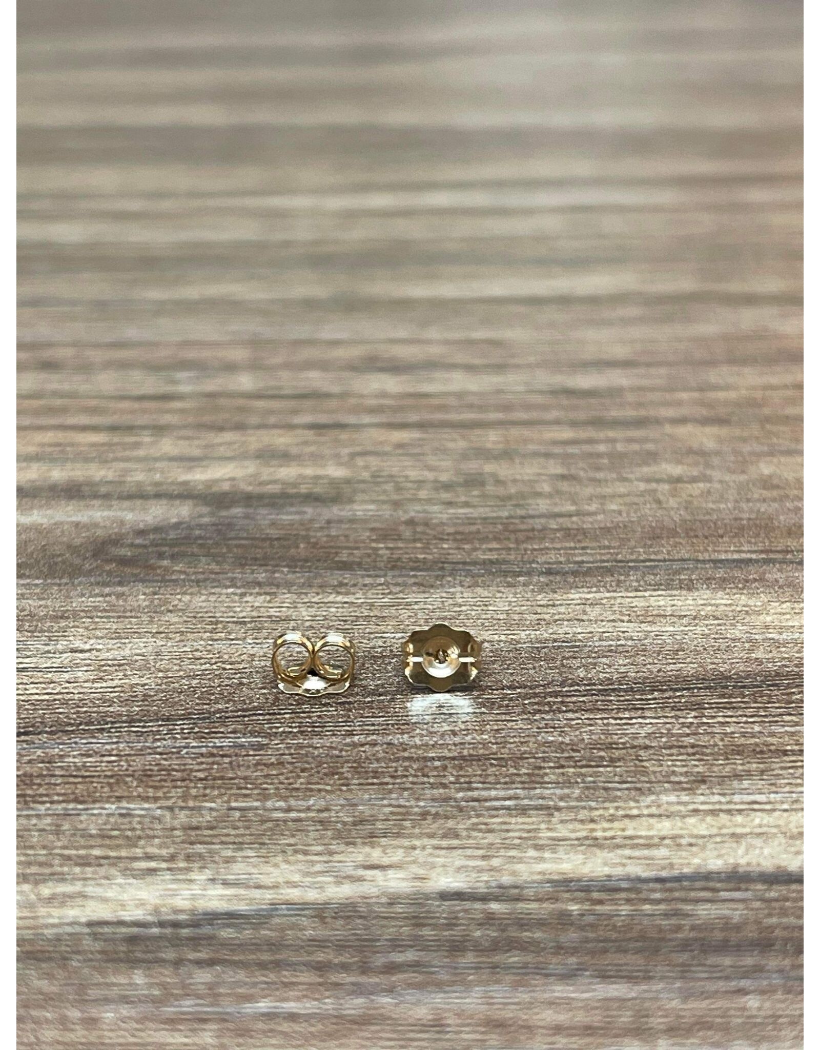 Gold Papillon pour boucle d'oreille 14K l'unité