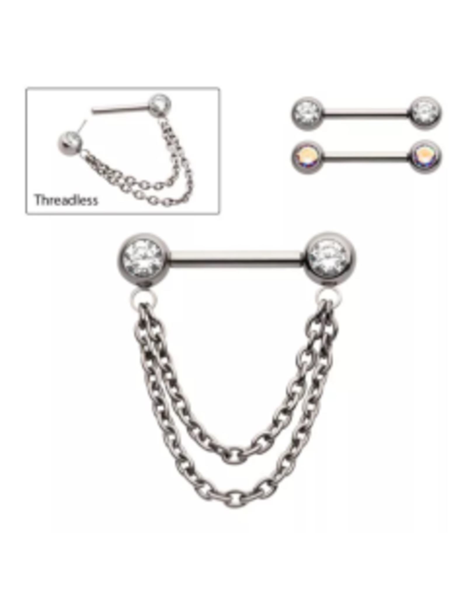Barbell avec chaine