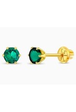 Or 14K Boucle d'oreille vissée Or 14K