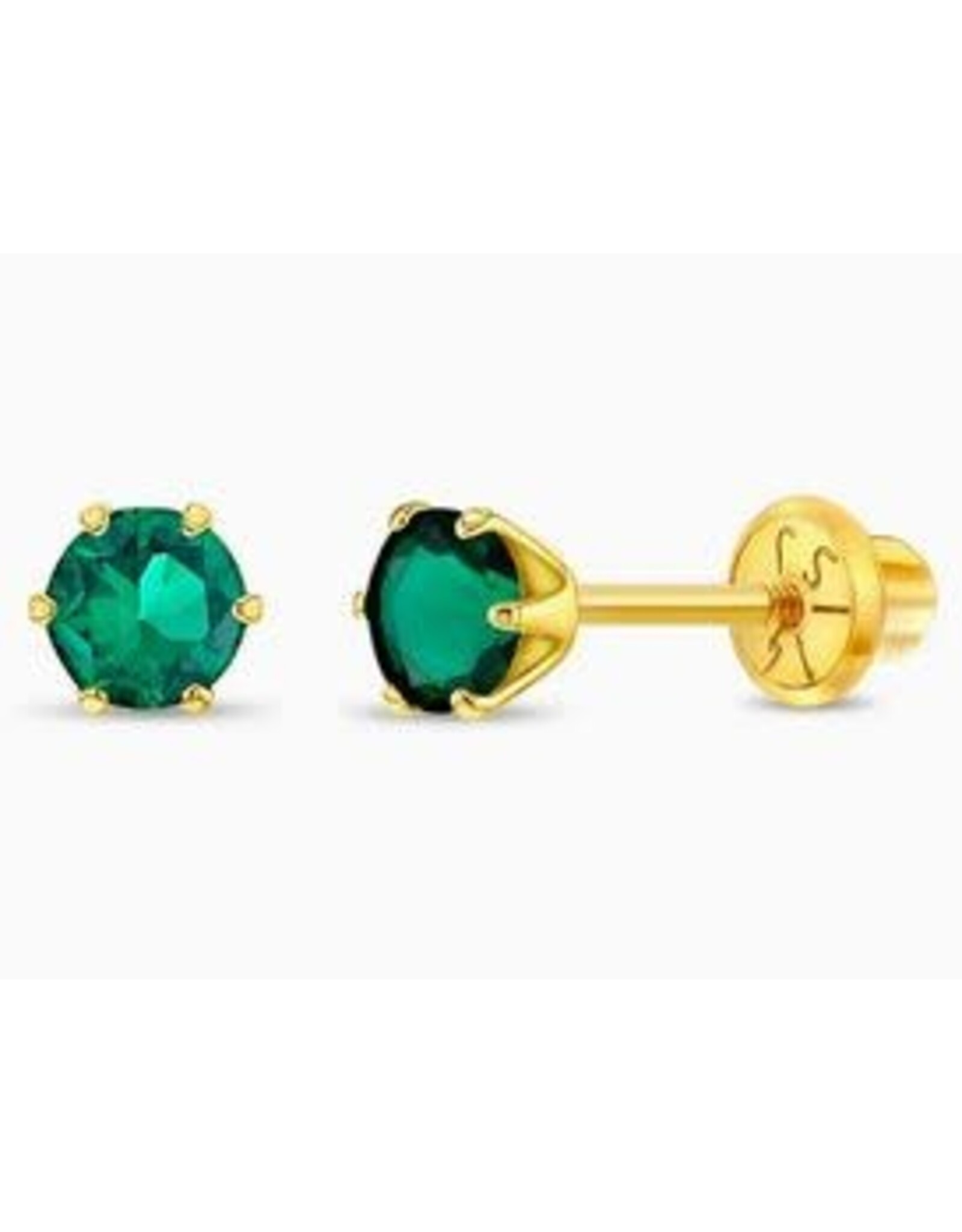 Or 14K Boucle d'oreille vissée Or 14K