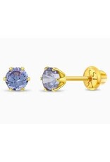 Or 14K Boucle d'oreille vissée Or 14K