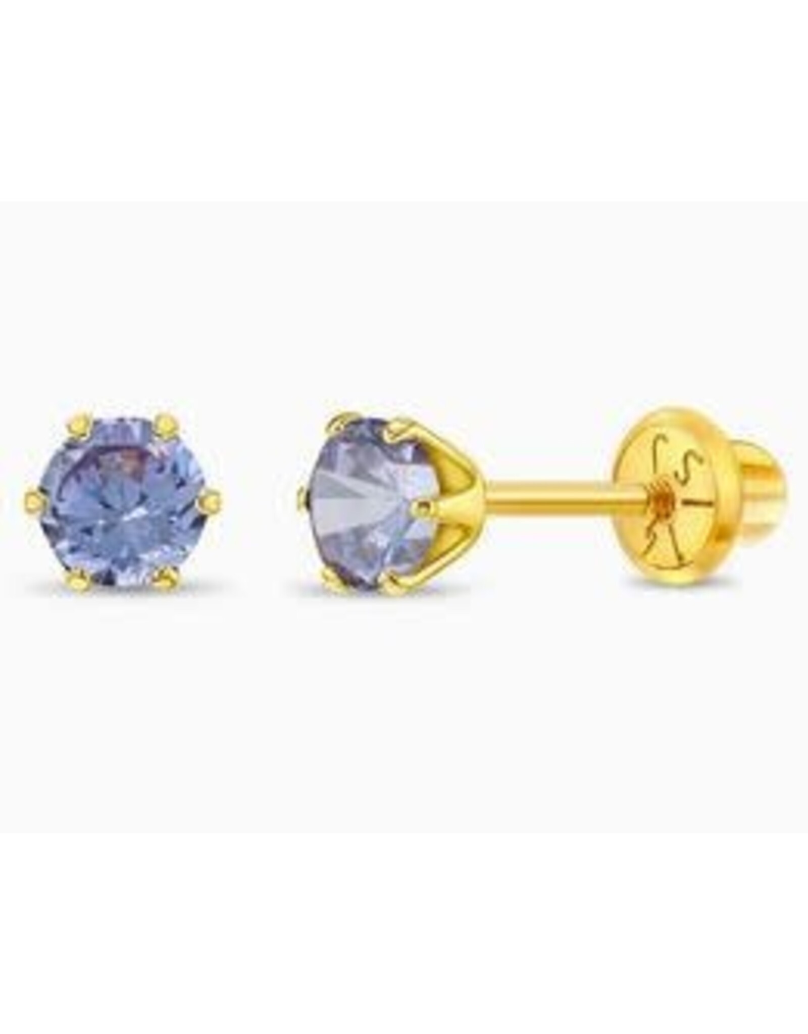 Or 14K Boucle d'oreille vissée Or 14K